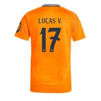 Dres Real Madrid Lucas Vazquez #17 Preč 2024-25 Krátky Rukáv